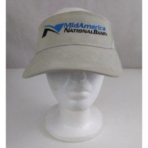 Mid American National Bank Embroidered Unisex Adjustable Visor